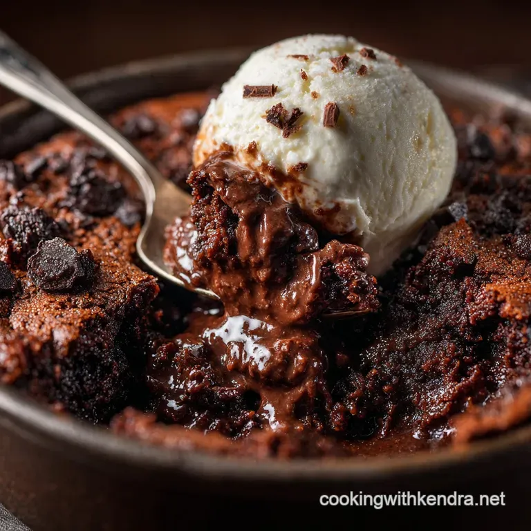 Chocolate Dump Cake: the Easiest Fudgiest Chocolate Cobbler Recipe presentation