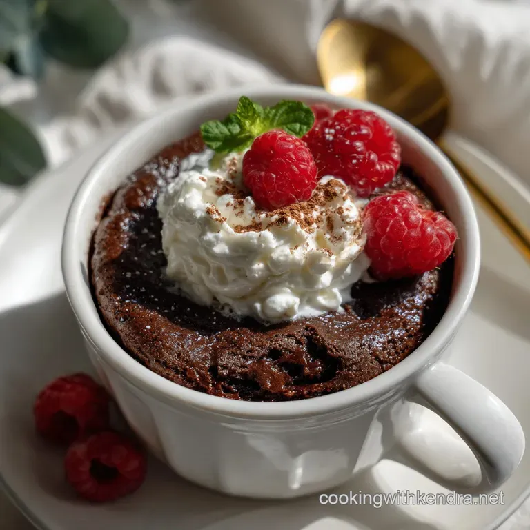 Chocolate High Protein Mug Cake Quick