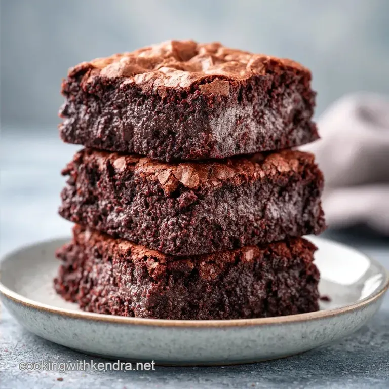 Chewy Chocolate Zucchini Brownies