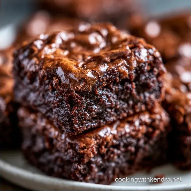Rich Chocolate Brownies With Zucchini