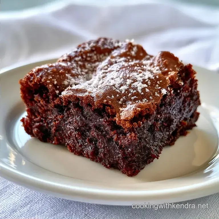 Fudgy Brownies with Fresh Zucchini