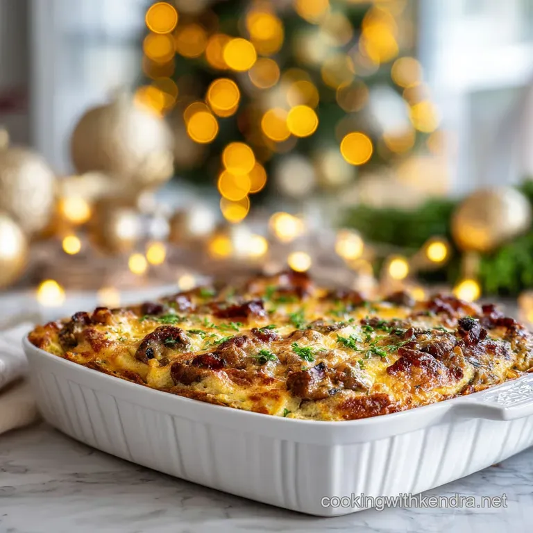 Christmas Breakfast Casserole: Make-Ahead Perfection