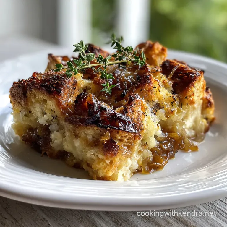 Christmas Dinner Sides: Savory Bread Pudding