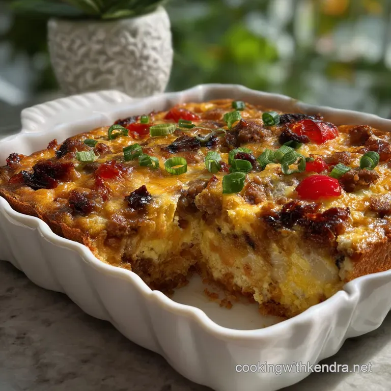Make-Ahead Christmas Morning Breakfast Casserole