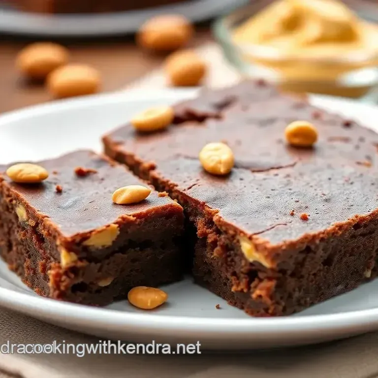 Churned Peanut Butter Brownie Delight