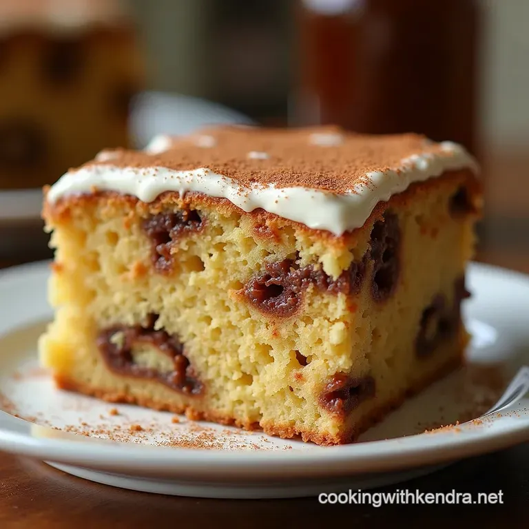 The Sunday Best Cinnamon Swirl Layer Cake All the Gooey Goodness Zero Rolling Required presentation