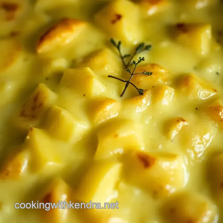 Classic Au Gratin Potatoes: A Creamy Comfort Food Delight presentation