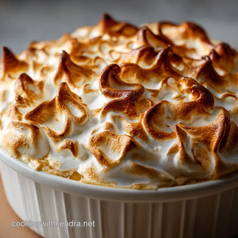 Classic Baked Southern Banana Pudding with Scratch Custard and Meringue