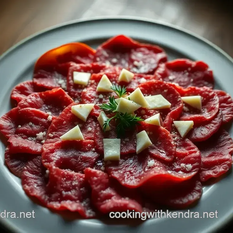 Classic Beef Carpaccio: A Delicate Start to Any Meal