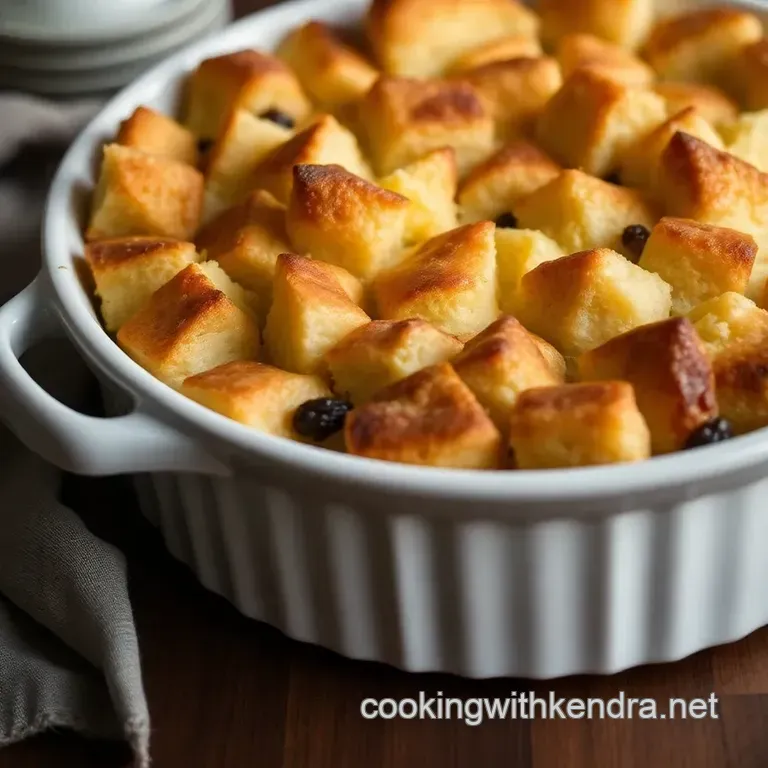 Classic Budín de Pan: A Sweet Bread Pudding Delight presentation