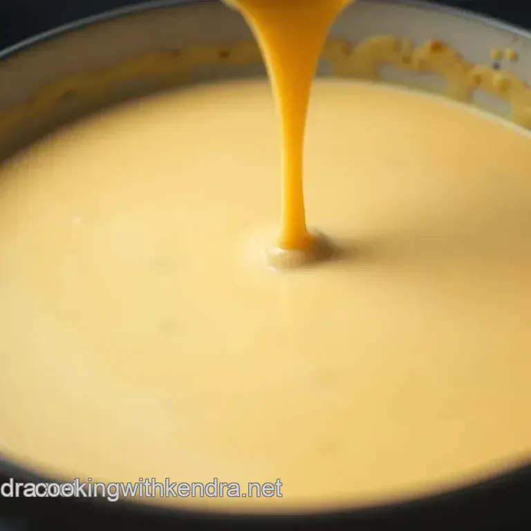Classic Cheddar Cheese Sauce: The Perfect Pour-Over