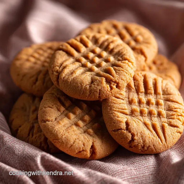 Peanut Butter Cookie: the Chefs Classic Soft and Chewy Crisscross Recipe presentation