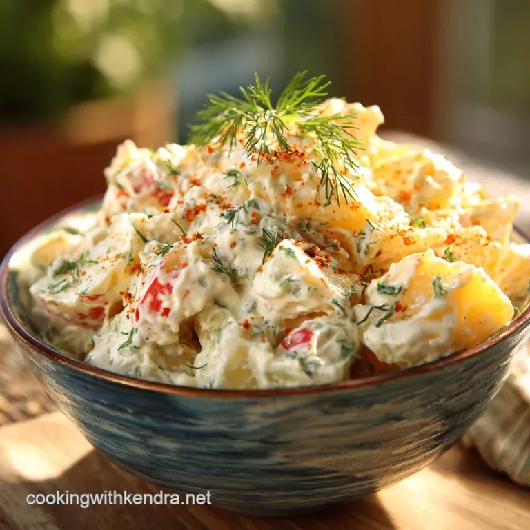 The Proper Picnic Staple Chefs Classic Country Potato Salad presentation