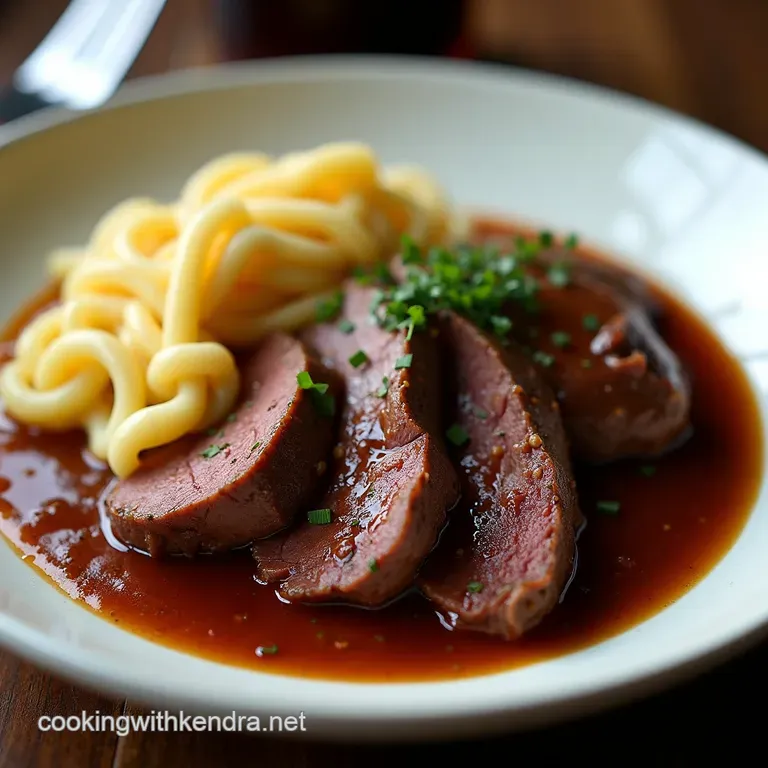 The ForkTender Dream Classic SlowCooked Beef Pot Roast with Rich Red Wine Gravy