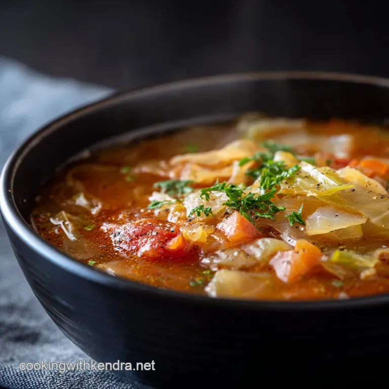 Cabbage Soup the Chefs Classic Hearty Recipe Ready in 1 Hour presentation