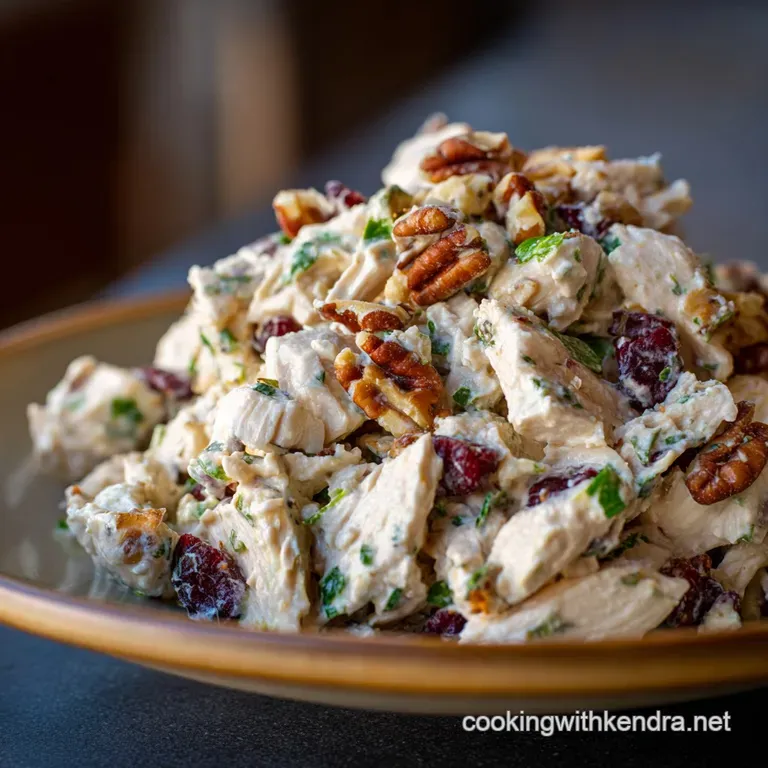 Chicken Salad The Classic Recipe with Herbs and Pecans Easy Prep