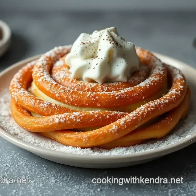 Classic Homemade Funnel Cake