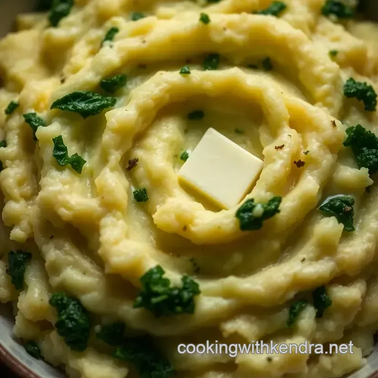 Classic Irish Colcannon: A Wholesome Embrace in a Bowl presentation