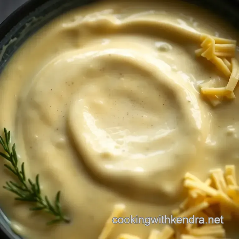 Classic Mornay Sauce: a Creamy Cheese Delight presentation