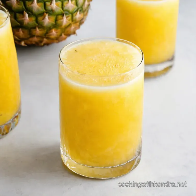 Classic Piña Colada with a White Rum Kick