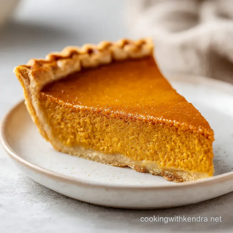 Classic Pumpkin Pie: Velvety and Spiced