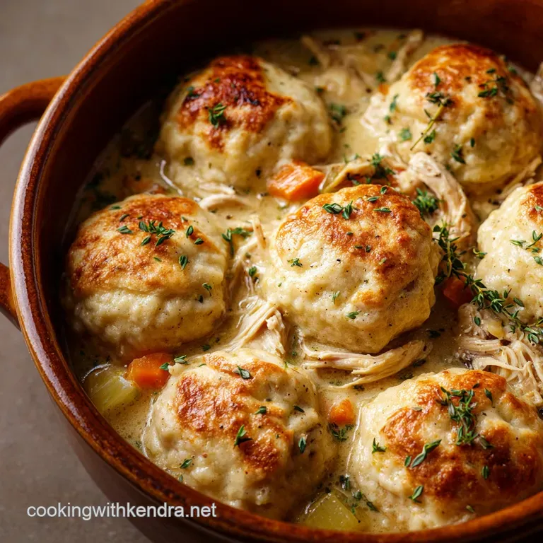 Proper Oldfashioned Chicken and Rolled Dumplings Grandmas Way presentation