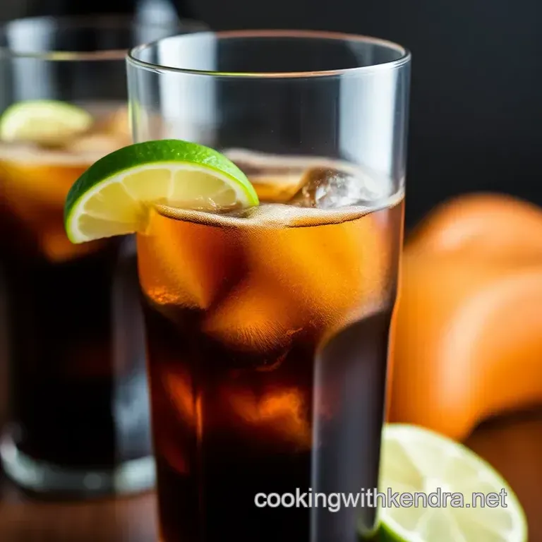 Classic Rum and Coke: a Timeless Cocktail Delight presentation