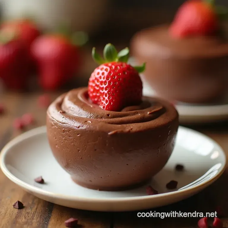 Classic Silky Smooth Chocolate Mousse presentation