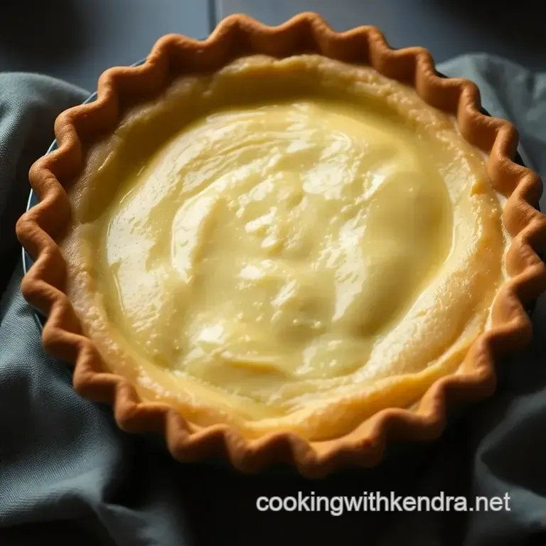 Classic Southern Chess Pie with a Twist presentation