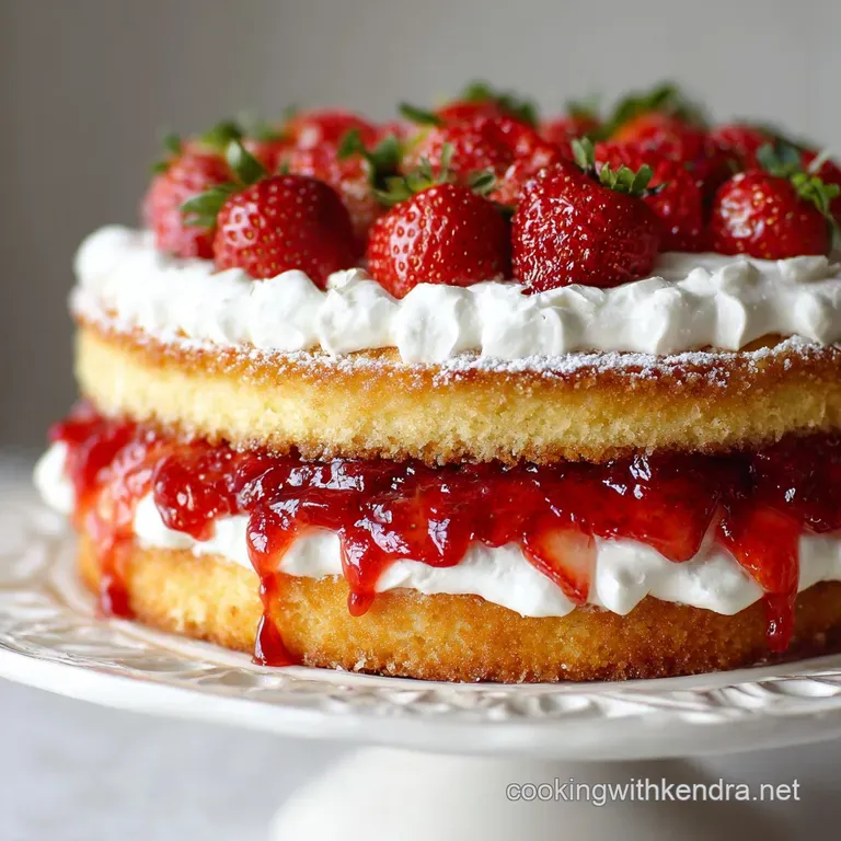 Strawberry Shortcake Cake The Ultimate Buttery Sponge Layer Cake