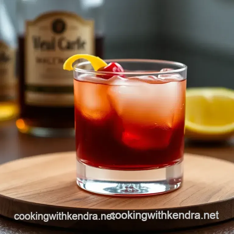 Classic Vieux Carré: A Sophisticated New Orleans Cocktail presentation