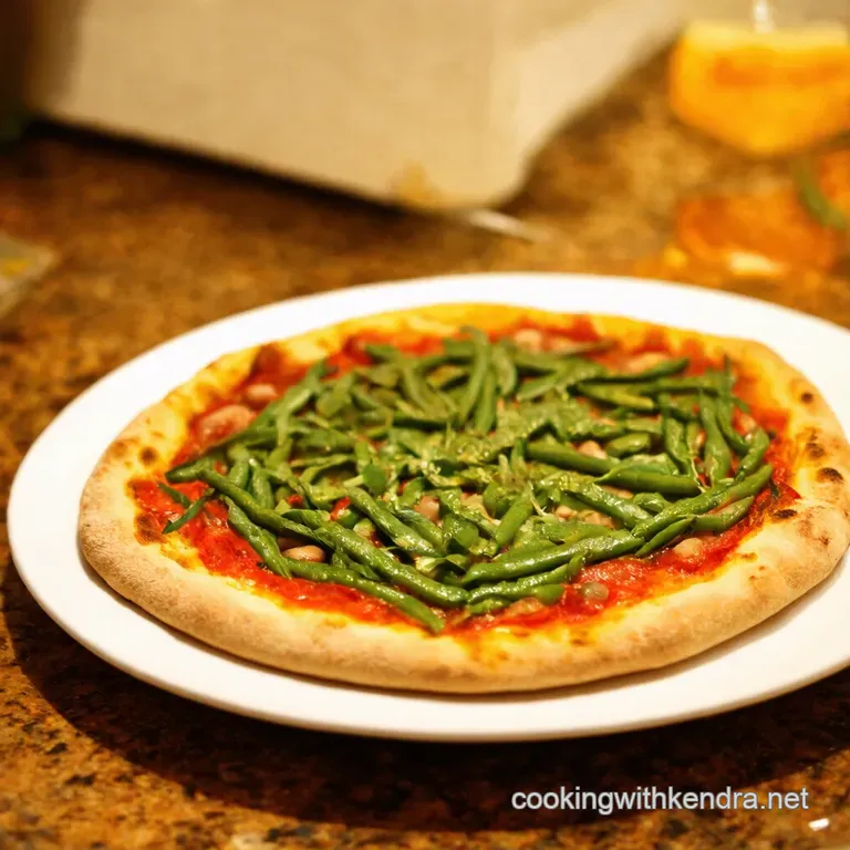 Climbing Bean Trellis Pizza Garden presentation