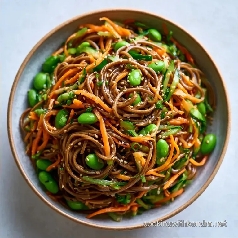 Cold Soba Noodle Salad: Japanese Style