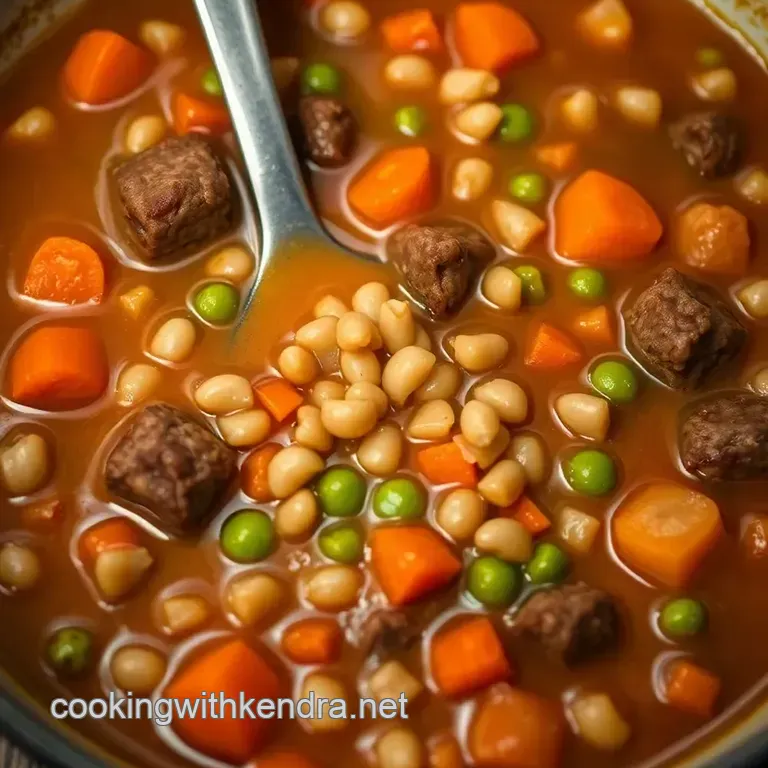 Comforting Beef Barley Soup: A Warm Hug in a Bowl presentation