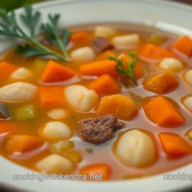 Comforting Beef Bouillon Soup