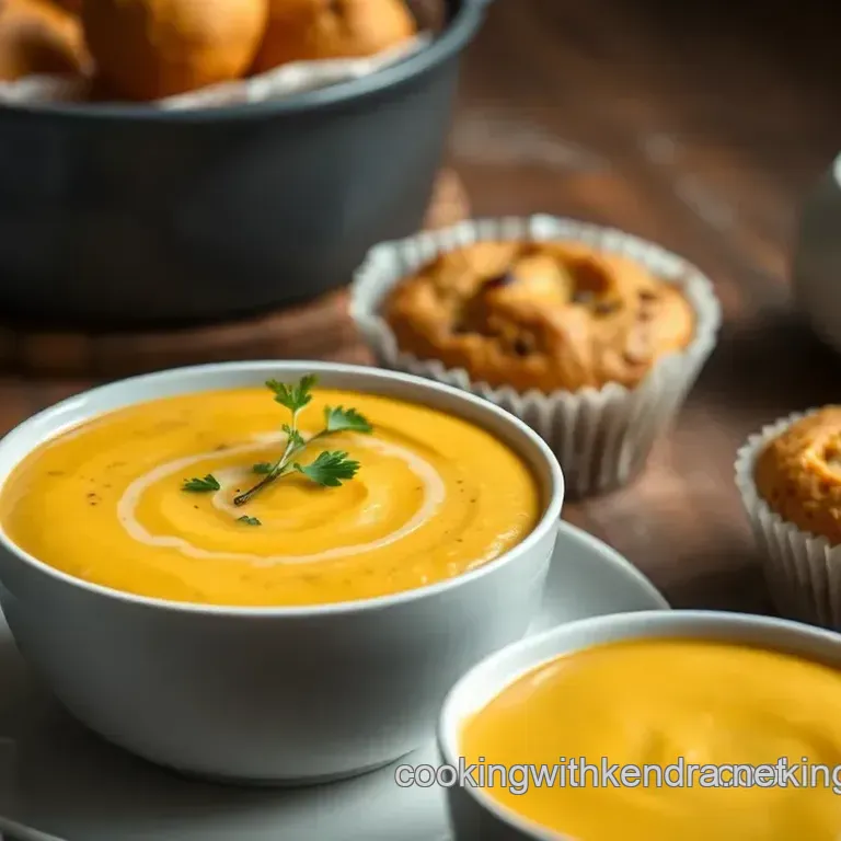 How to Cook Quick Squash Bisque & Savory Muffins: My Cozy Autumn Duo