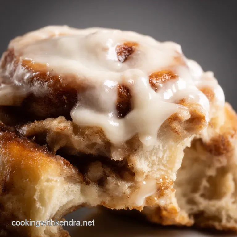 Cookie Monster Mega Cinnamon Rolls presentation