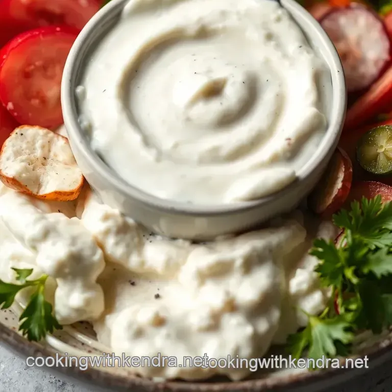 Cool Cucumber & Mint Raita presentation