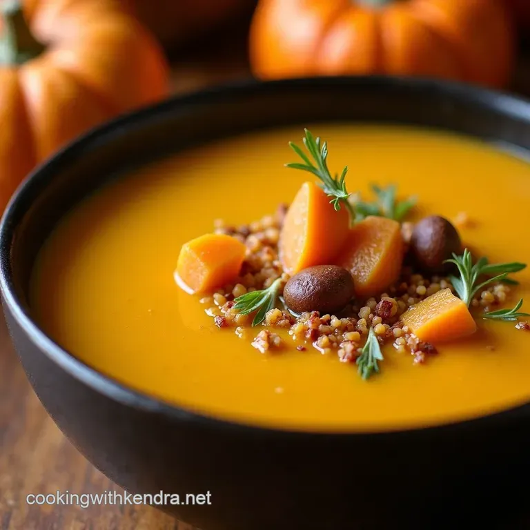 The Chefs Ultimate Copycat Panera Autumn Squash Soup a Velvety Autumn Hug presentation