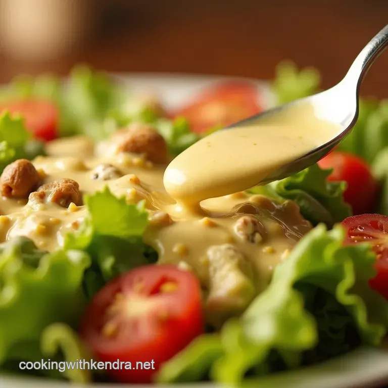 The Only Copycat Recipe Youll Ever Need Creamy Italian Olive Garden Salad Dressing presentation