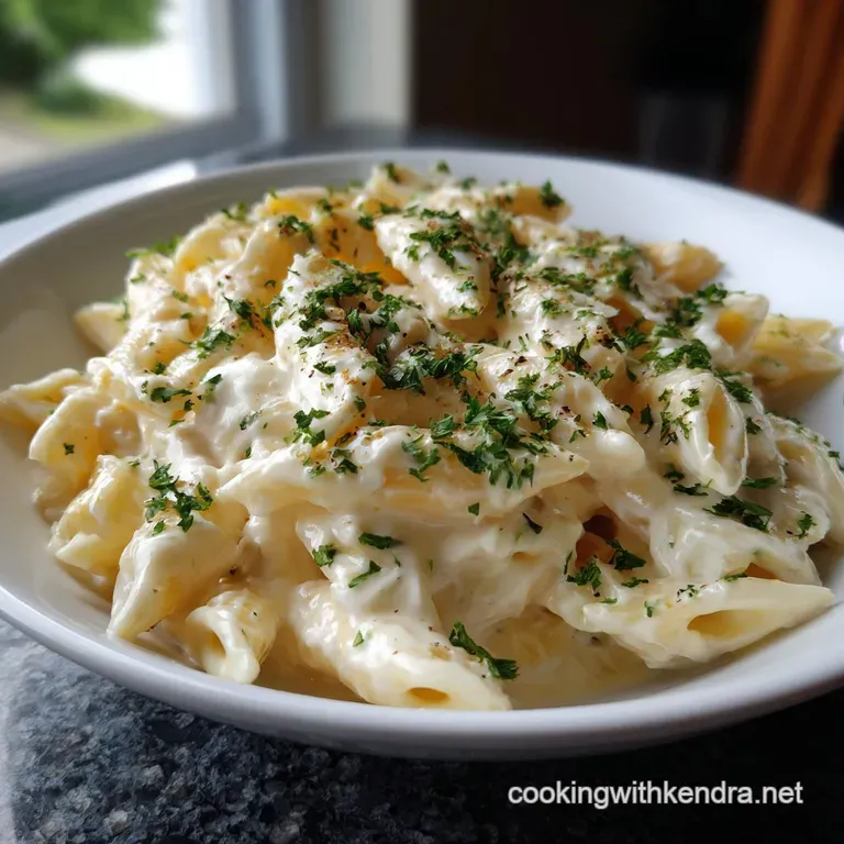 Cottage Cheese Alfredo Pasta: Creamy Fast presentation