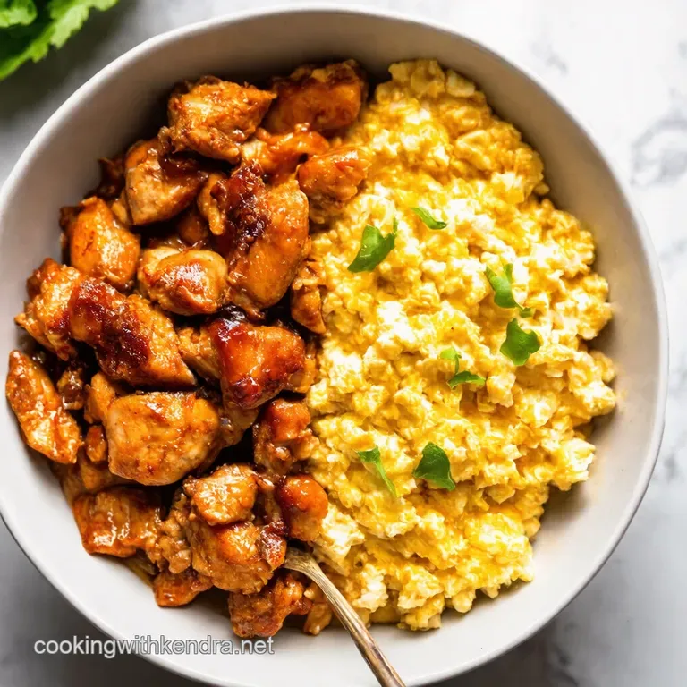 Cottage Cheese Bbq Chicken Bliss Bowl presentation