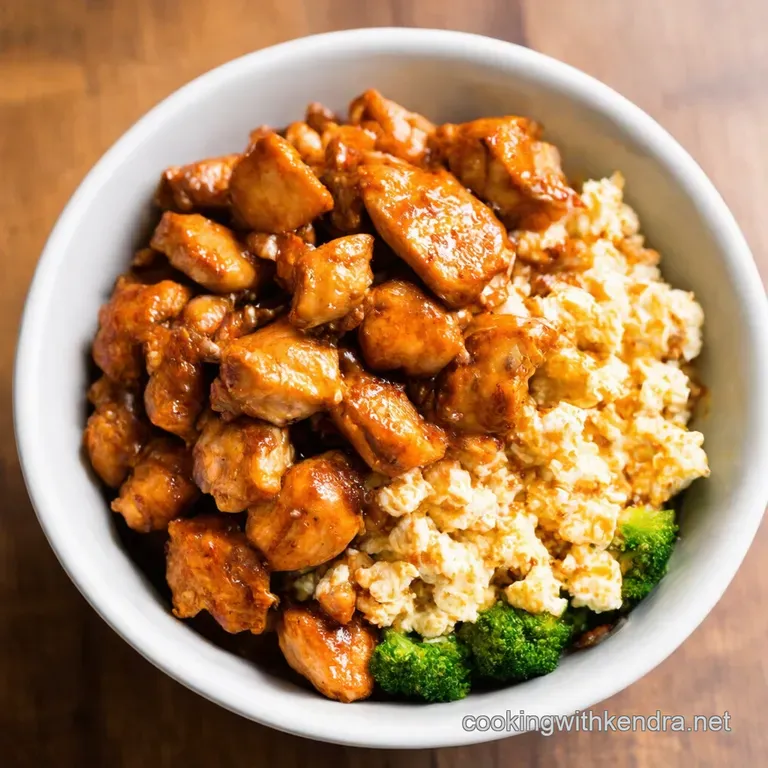 Cottage Cheese Bbq Chicken Power Bowl Lean Mean Delicious presentation