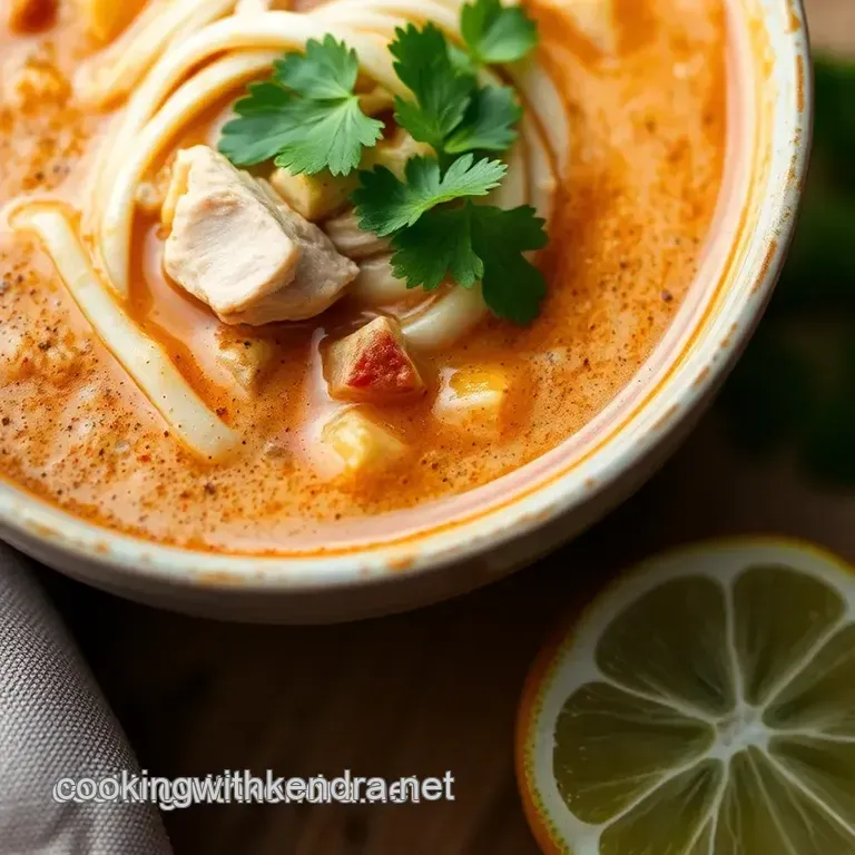 Cozy Chicken Pozole Blanco &ndash; Mexican Soul Food presentation