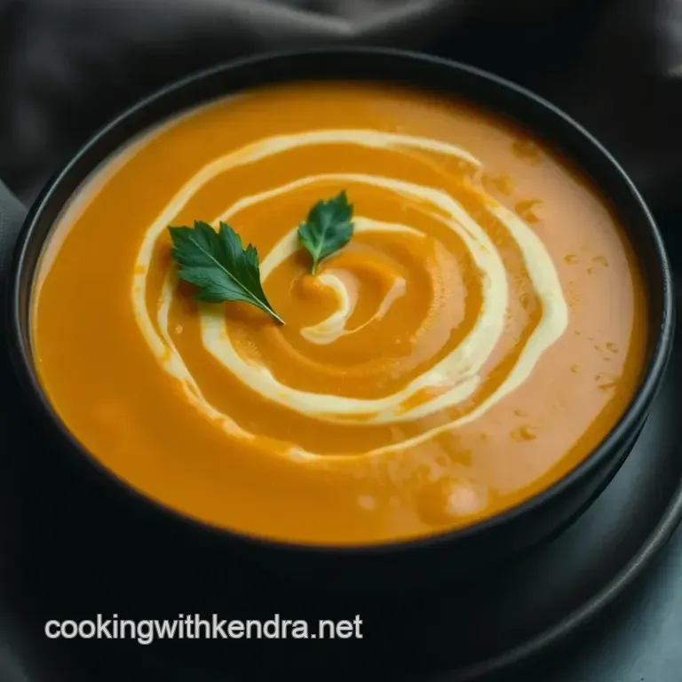 Cozy Cinderella Pumpkin Soup for a Magical Autumn Evening presentation