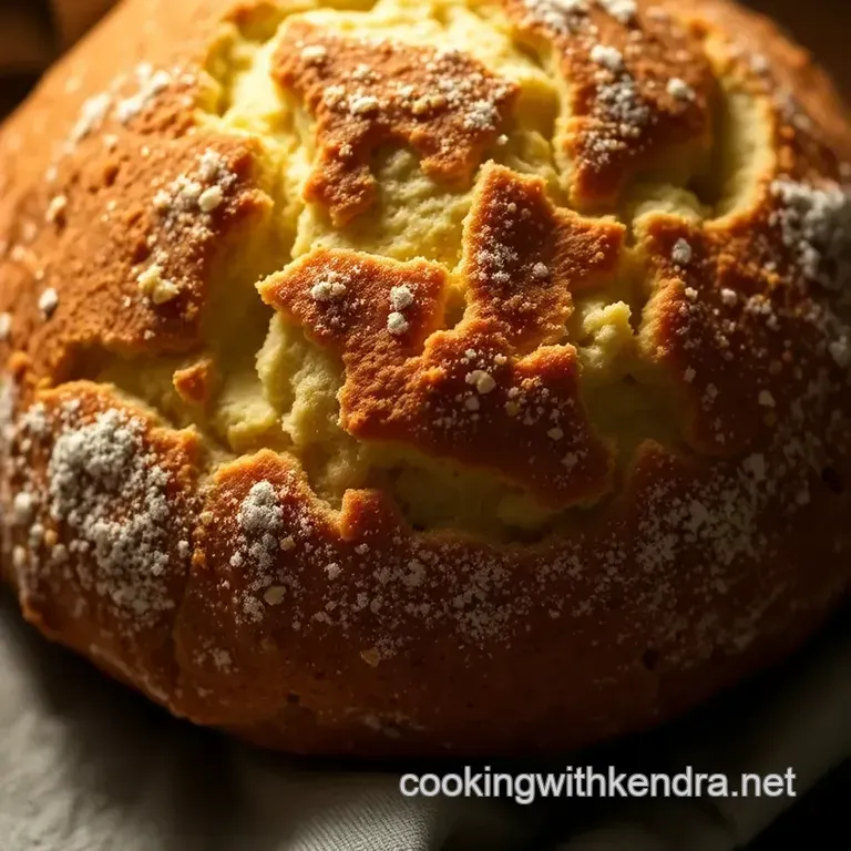 Cozy Irish Soda Bread presentation