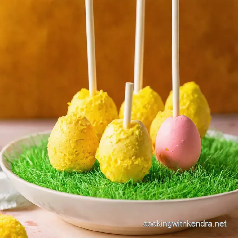 Cracking Good Easter Egg Cake Pops presentation