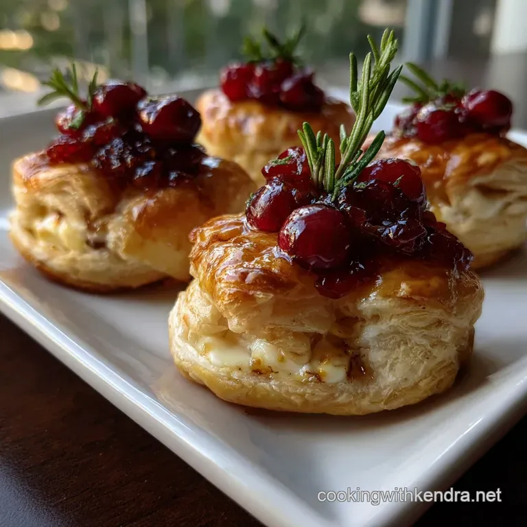 Christmas Eve Appetizer with Cranberry and Brie
