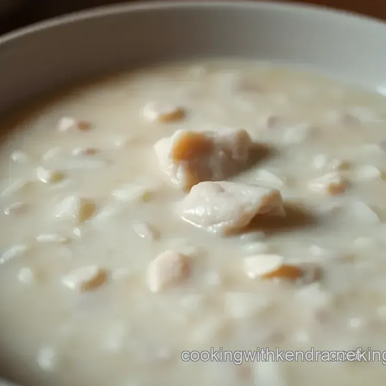 Creamy Asian Chicken Congee (Rice Porridge)