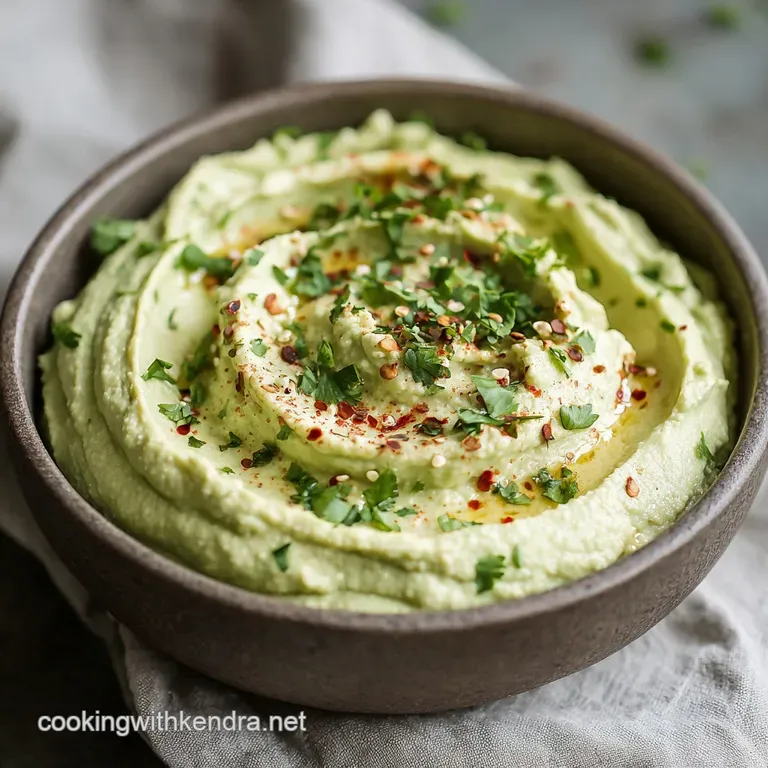 Avocado Hummus Green Goddess Extra Creamy Dip Recipe